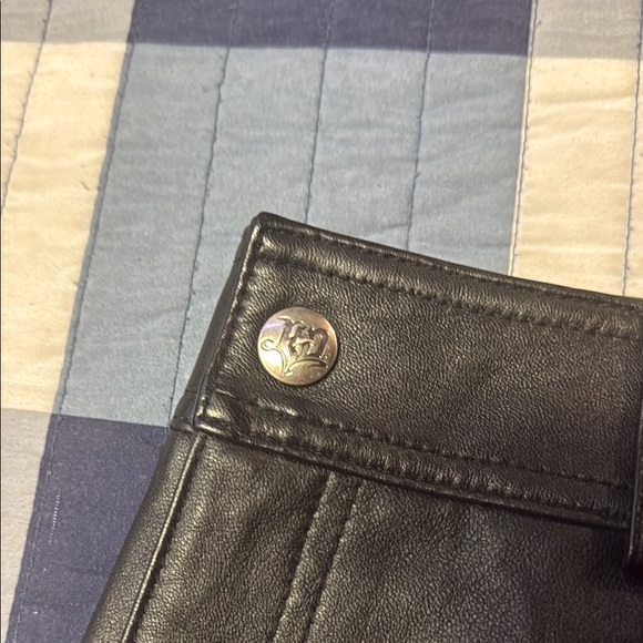 Harley-Davidson Black Leather Mini Skirt for Night Out - Picture 9 of 9